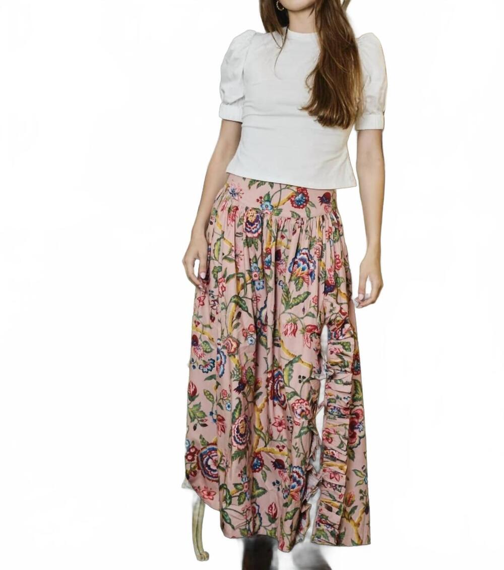 NEW LOVE THE LABEL sunshine skirt in multi floral